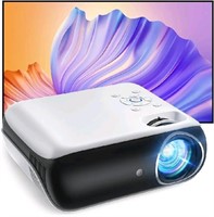 HAPPRUN Projector, Native 1080P Bluetooth  with 10
