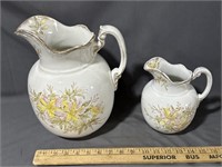 Lamberton small and large pitchers
