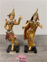 Vintage Dancing dolls from Thailand
