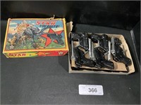 Retro Vintage Star Toy Pistols.