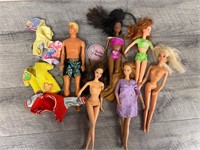 Vintage Barbie dolls and clothes