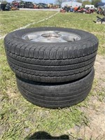 (2) Goodyear Fortera P245/65R17 Wheels & Tires