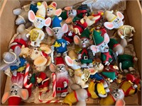 Vintage mice ornaments
