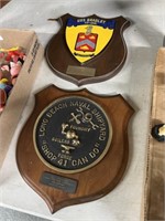 military wall plaques