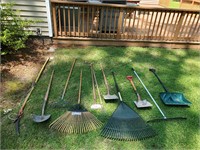 Lawn and garden tools Shovels rakes and more