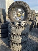(4) Cooper Discoverer 37x12.50R17LT Tires & Rims