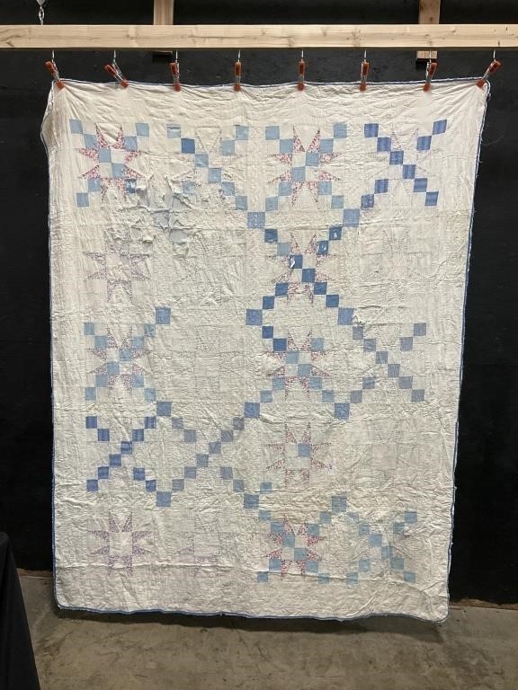 1900s Feed Bag Quilt.