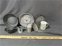 Kitchenware, including enamelware