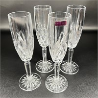 4 Marquis by Waterford Brookside Champagne Flutes