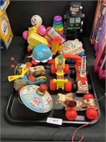 Vintage Tin, Plastic Baby Toys, Playskool.