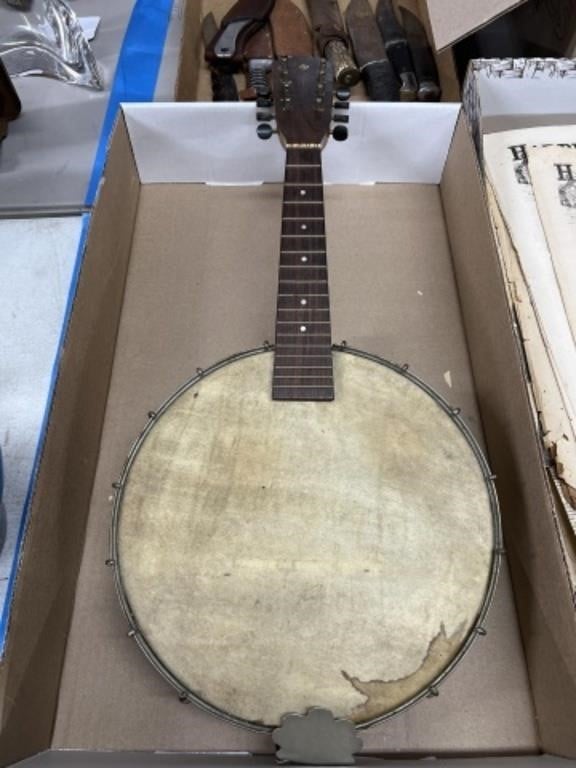antique banjo