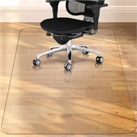 Sycoodeal Clear PVC Desk Chair Mat Heavy Duty Floo