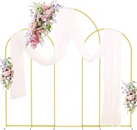 Anmakou Wedding Arch Backdrop Stand 8FT, 6.6FT, 6.
