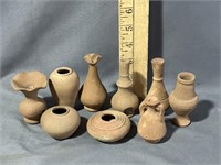 Miniature pottery collection
