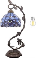 Tiffany Style Stained Glass Lamp, New