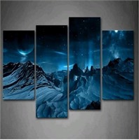 Many Stars and Gills Wall Art Painting Pictures(bl
