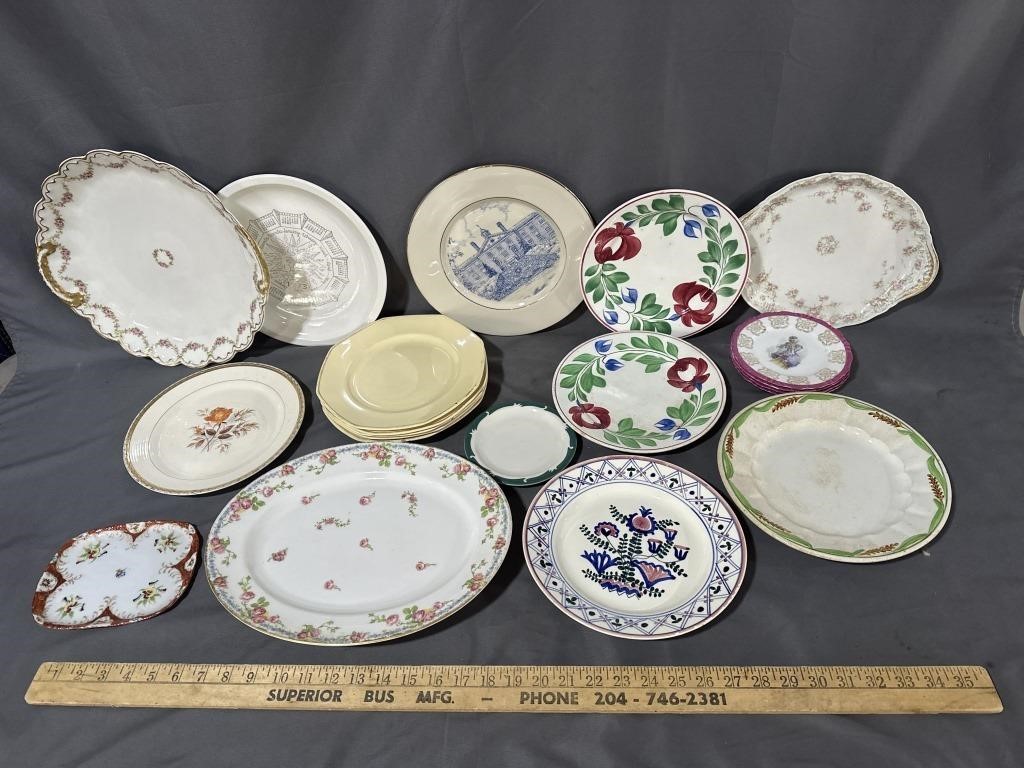 Large plate/porcelain collection