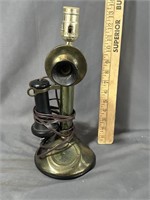 Antique telephone lamp