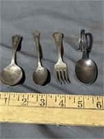 Baby spoons and fork