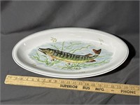 Antique large fish, serving platter