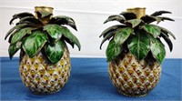 Pineapple Candle Holders (2)