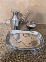 Pewter Texas Plate & More