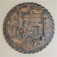 14" Decorative Copper Plate