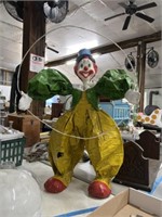 large paper mache clown