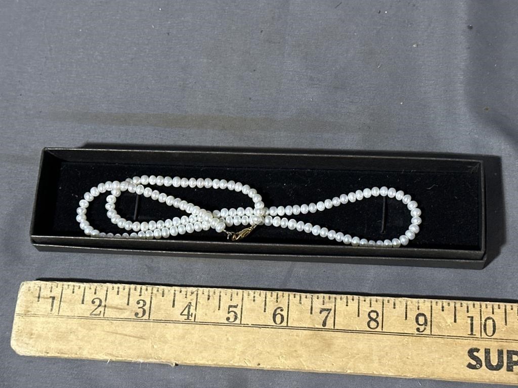 24 inch genuine pearls