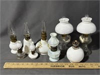 Miniature oil, lamp collection