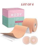 LOT OF 6 - Boobytape for Breast Lift. Achieve Lift