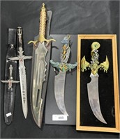 Fantasy Displays Daggers & Sword.