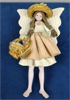 Carol Nicholson Clay Garden Fairy/Angel Decor