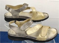 Barefoot Freedom Angela Gold/Pewter Sandals