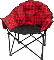 Kuma Outdoor Gear Lazy Bear Chair, Red/Black, 350l