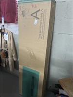 tv console fireplace in box