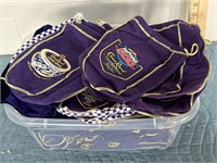 70 Crown Royal bags, various sizes and themes