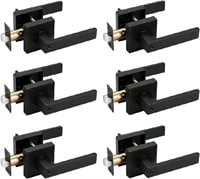 Probico 6 Pack-Keyed Alike Door Entry Levers Black