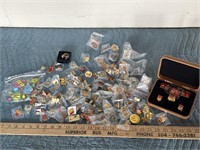 Large lot of McDonald’s, collectible pins