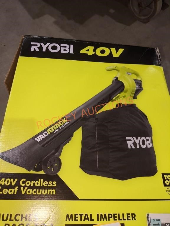 RYOBI 40V leaf vacuum