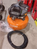 RIDGID 6 gal Air compressor and 3 tool combo kit