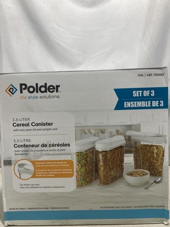 Polder Cereal Canister *Opened Box