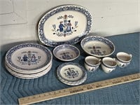 Johnson Brothers, hearts and flowers lot