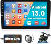 Hikity 10.1 Inch Android Double Din Touch Screen C