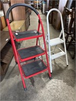 (2) Aluminum Step Stools.