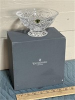 Footed Waterford crystal bowl