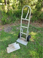Magliner hand truck and blade tires flat