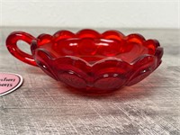 Ruby Red Fostoria Glass bowl