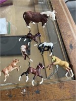 Miniature plastic animals