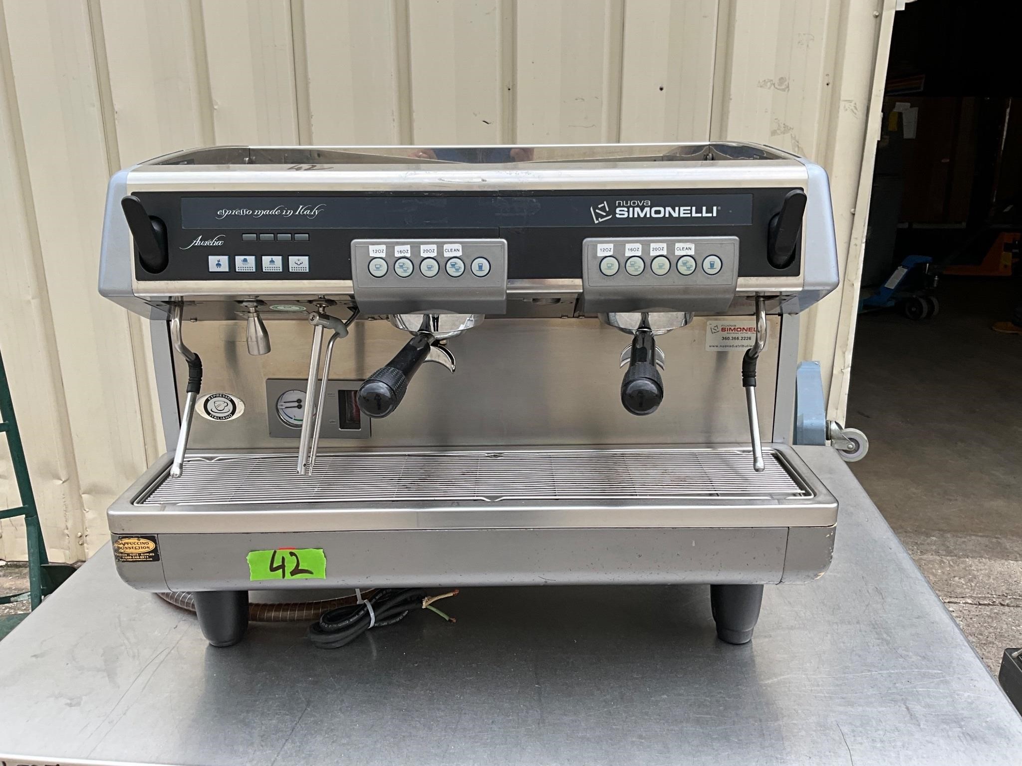 Nuova Simonelli 2 head group coffee machine